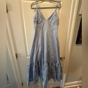 Abercrombie & Fitch Light Blue Maxi Dress